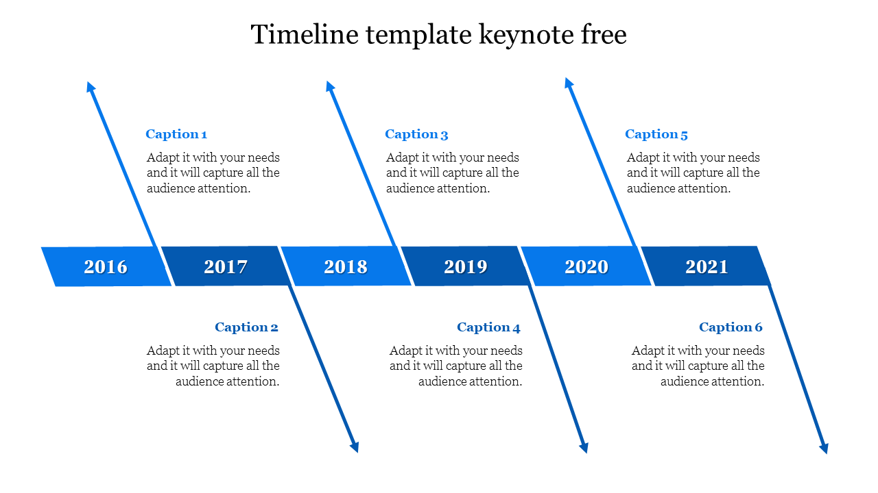 Free - Instant Timeline Template Keynote Free Slide Themes